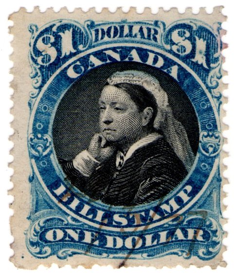 (I.B) Canada Revenue : Bill Stamp $1