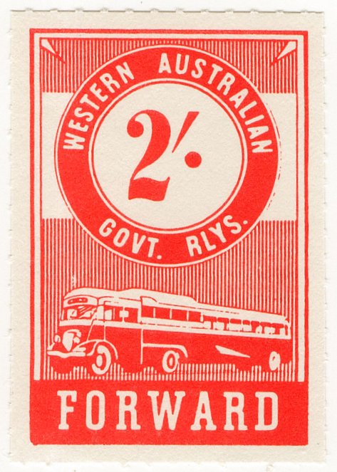 (I.B) Australia - Western Australia Railways : Parcel 2/-