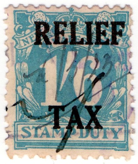 (I.B) Australia - NSW Revenue : Relief Tax 1/6d