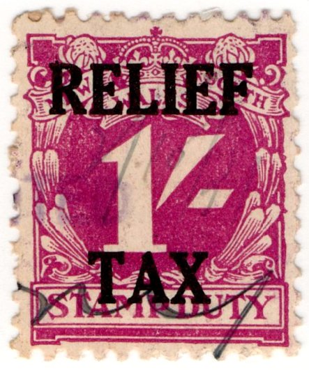 (I.B) Australia - NSW Revenue : Relief Tax 1/-