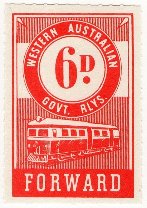 (I.B) Australia - Western Australia Railways : Parcel 6d