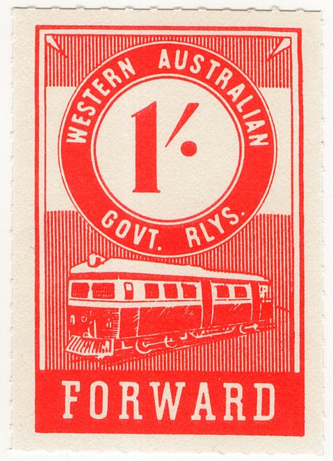 (I.B) Australia - Western Australia Railways : Parcel 1/-