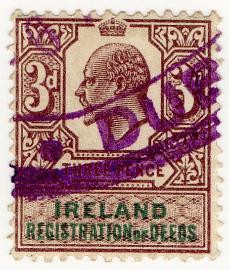 (I.B) Edward VII Revenue : Ireland Registration of Deeds 3d