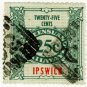 (I.B) Australia - Queensland Railways : Parcel 25c (Ipswich)