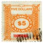 (I.B) Australia - Queensland Railways : Parcel $5 (Toowoomba)