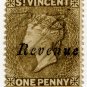 (I.B) St Vincent Revenue : Duty Stamp 1d