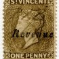 (I.B) St Vincent Revenue : Duty Stamp 1d