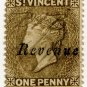 (I.B) St Vincent Revenue : Duty Stamp 1d