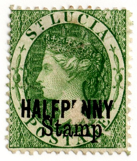 (I.B) St Lucia Revenue : Duty Stamp &Acirc;&frac12;d