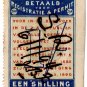 (I.B) Transvaal Revenue : Customs Frank Fee 1/-