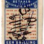 (I.B) Transvaal Revenue : Customs Frank Fee 1/-