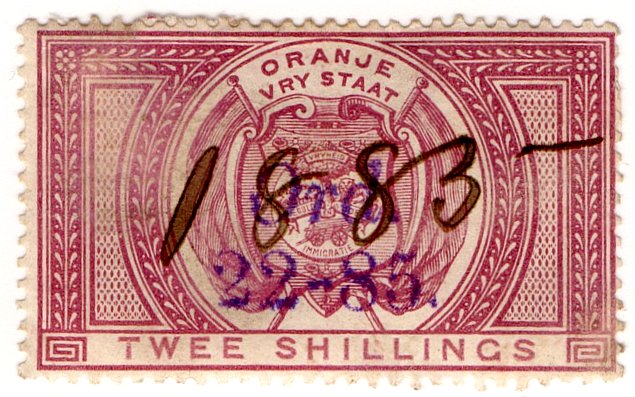 (I.B) Orange Free State Revenue : Legacy Duty 2/-