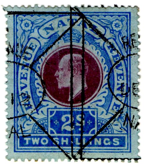 (I.B) Natal Revenue : Duty Stamp 2/-