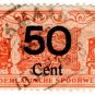 (I.B) Netherlands Railway : Parcel Stamp 50c