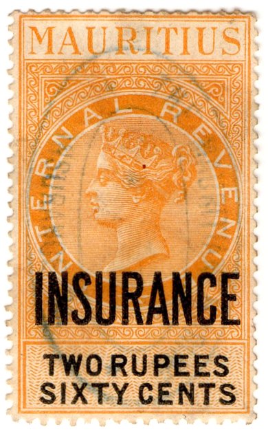 (I.B) Mauritius Revenue : Insurance 2R 60c