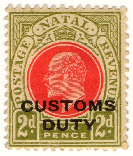 (I.B) Natal Revenue : Customs Duty 2d