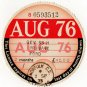 (I.B) GB Revenue : Car Tax Disc (Ford 1976)