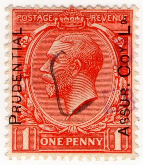 (I.B) George V Commercial Overprint : Prudential Assurance
