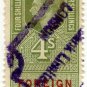 (I.B) George VI Revenue : Foreign Bill 4/-