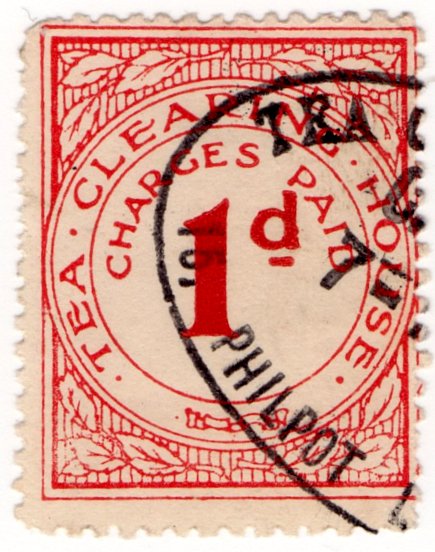 (I.B) George V Revenue : Tea Clearing House 1d