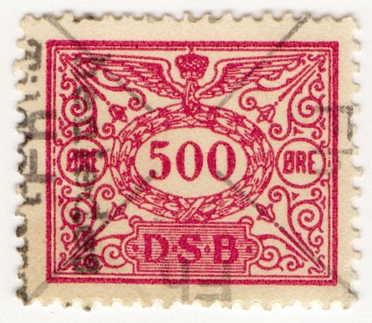(I.B) Denmark State Railway : Parcels 500 &Atilde;�re