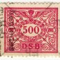 (I.B) Denmark State Railway : Parcels 500 Øre