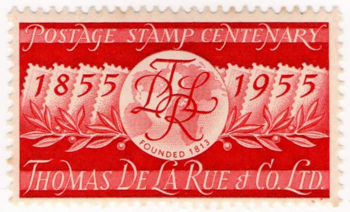 (I.B) Cinderella Collection : De La Rue & Co - Centenary Issue