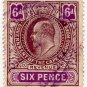 (I.B) Cape of Good Hope Revenue : Stamp Duty 6d