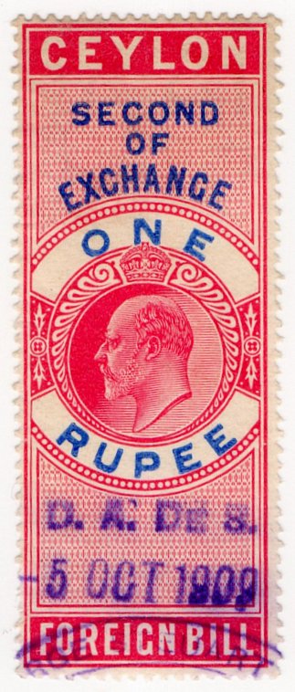 (I.B) Ceylon Revenue : Foreign Bill 1R