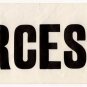 (I.B) British Railways : Window Label (Worcester)