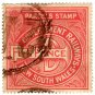(I.B) Australia - NSW Railways Parcel 5d (inv watermark)