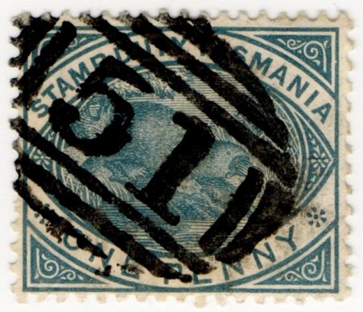 (I.B) Australia - Tasmania Revenue : Stamp Duty 1d (postal)