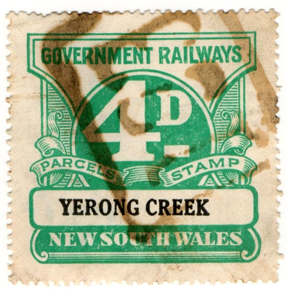 (I.B) Australia - NSW Railways Parcel 4d (Yerong Creek)