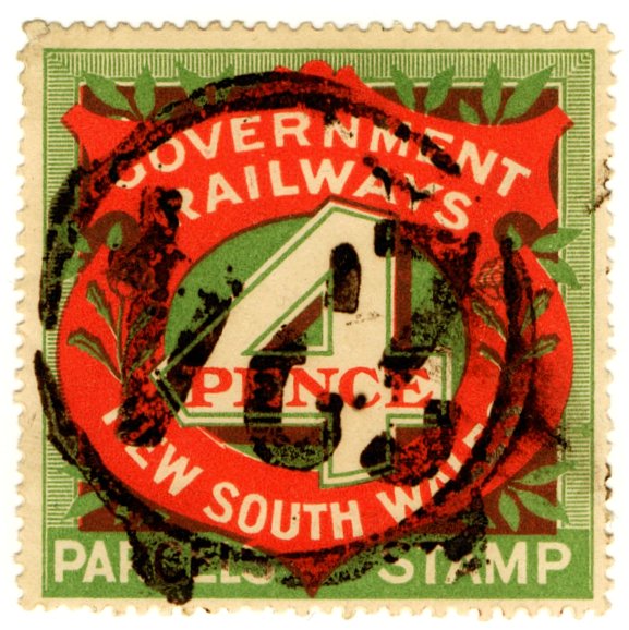 (I.B) Australia - NSW Railways Parcel 4d