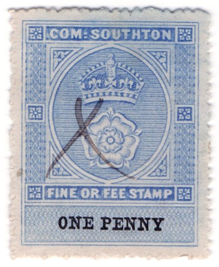 (I.B) Southampton Revenue : County Court Fees 1d