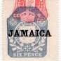 (I.B) Jamaica Revenue : Duty Stamp 6d