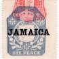 (I.B) Jamaica Revenue : Duty Stamp 6d