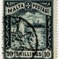 (I.B) Malta Revenue : Duty Stamp 10/-