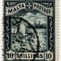 (I.B) Malta Revenue : Duty Stamp 10/-