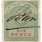 (I.B) Northamptonshire Revenue : Court Fee 6d (1882)