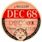 (I.B) GB Revenue : Car Tax Disc (Ford 1968)