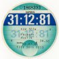 (I.B) GB Revenue : Car Tax Disc (Austin 1981)