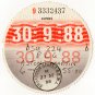 (I.B) GB Revenue : Car Tax Disc (Aston Martin 1988)