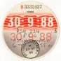 (I.B) GB Revenue : Car Tax Disc (Aston Martin 1988)