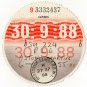 (I.B) GB Revenue : Car Tax Disc (Aston Martin 1988)
