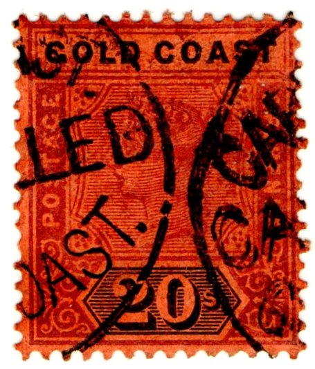 (I.B) Gold Coast Revenue : Duty Stamp 20/-