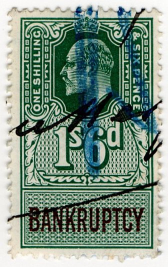 (I.B) Edward VII Revenue : Bankruptcy 1/6d