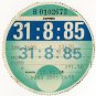 (I.B) GB Revenue : Car Tax Disc (Ford HGV 1985)