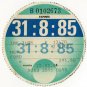 (I.B) GB Revenue : Car Tax Disc (Ford HGV 1985)