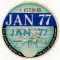 (I.B) GB Revenue : Car Tax Disc (Austin 1977)